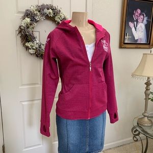 “DRI TECH” Duke’s Waikiki, pink, burgundy hoodie